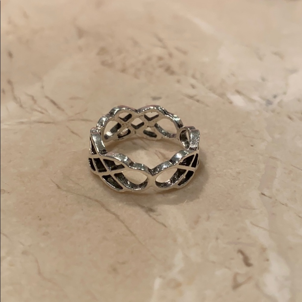 silver ring pack 5pcs
